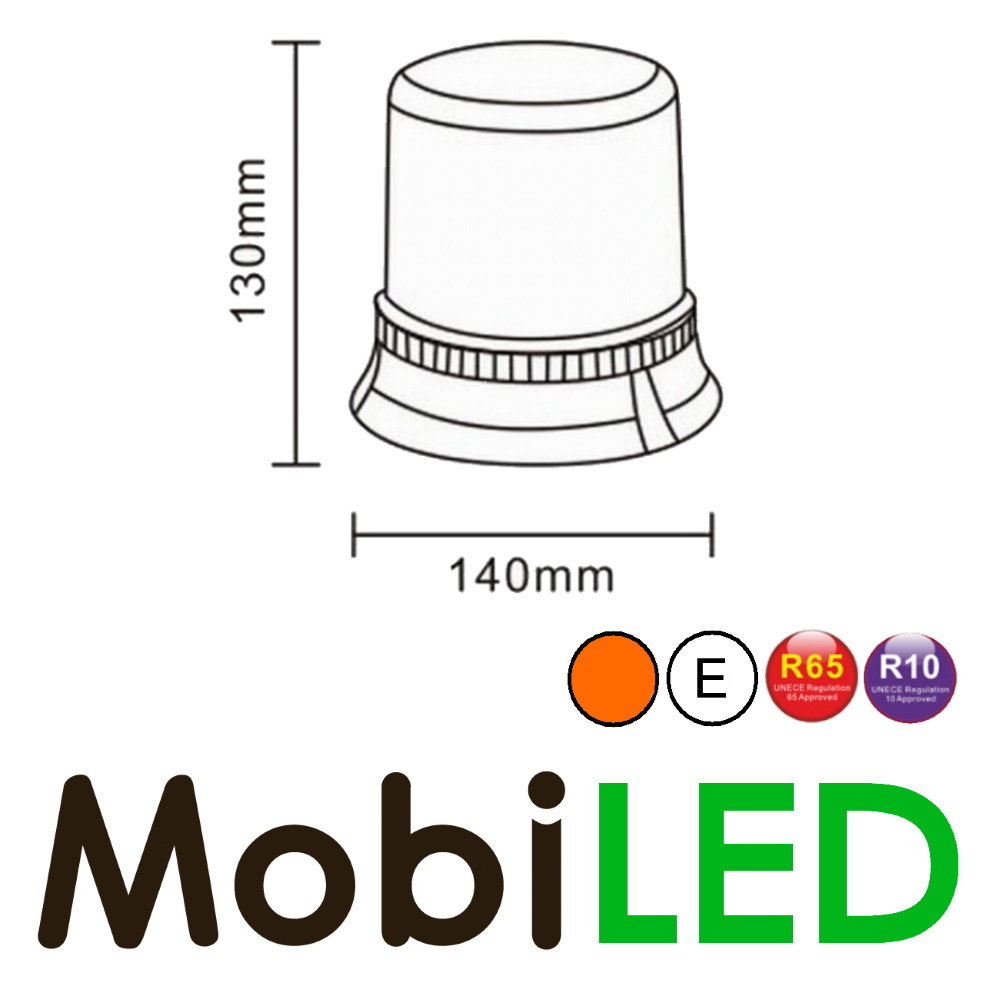 Lampe flash 36 LED Ambre E-marque Lampe flash 36 LED Ambre E-marque