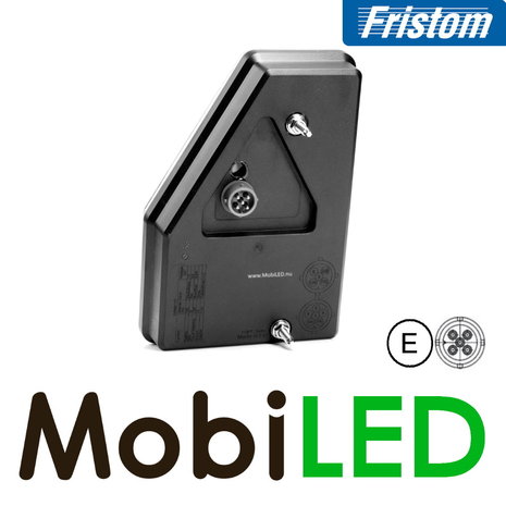 Fristom Feu arrière 4 fonctions droit réflecteur baïonnette E-marque Fristom Feu arrière 4 fonctions droit réflecteur baïonnette E-marque