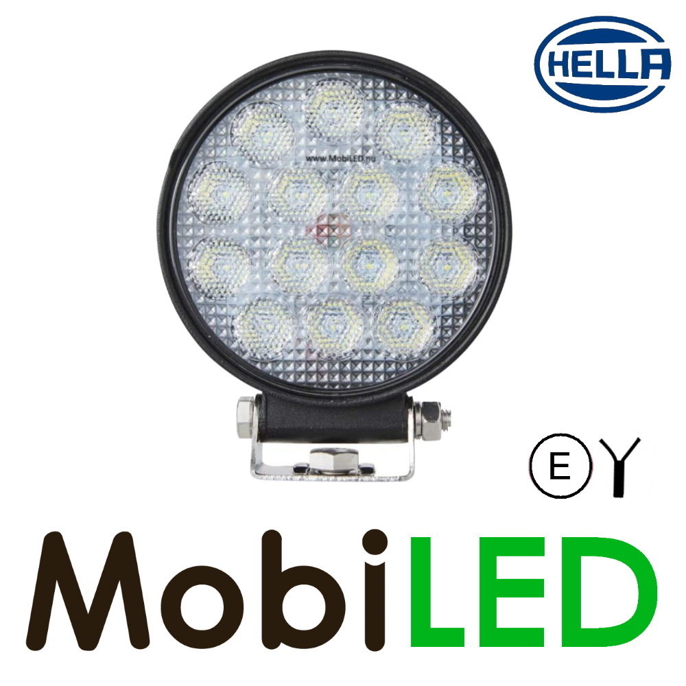 Hella Hella R2200 Lampe de travail 25W ronde E-marque Hella Hella R2200 Lampe de travail 25W ronde E-marque