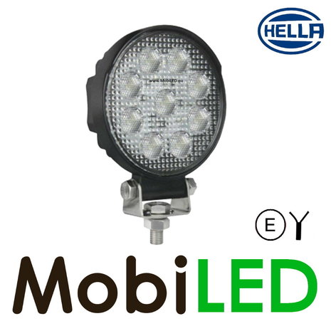 Hella Hella R1500 Lampe de travail 15W ronde E-marque Hella Hella R1500 Lampe de travail 15W ronde E-marque