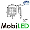 Hella Hella S2500 Werklamp 25W vierkant E-keur Hella Hella S2500 Werklamp 25W vierkant E-keur