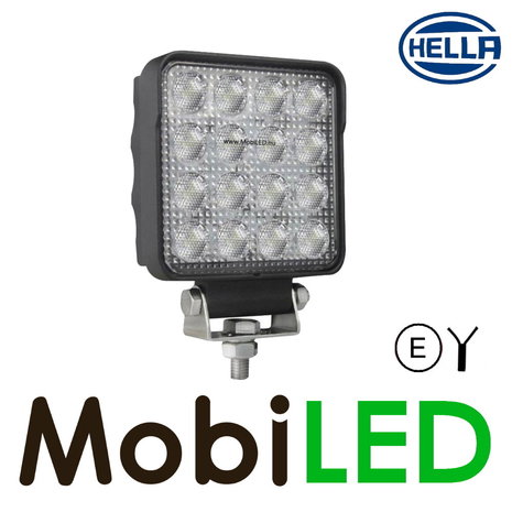 Hella Hella S2500 Work lamp 25W square E-mark