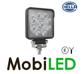 Hella S1500 wampe de travail 15W carrée E-marque