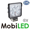 Hella Hella S1500 Lampe de travail 15W carrée E-marque Hella Hella S1500 Lampe de travail 15W carrée E-marque