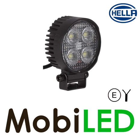 Hella Hella TR1700 Lampe de travail ronde 24W E-marque Hella Hella TR1700 Lampe de travail ronde 24W E-marque