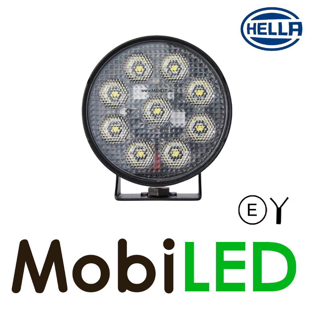 Hella Hella TR3000 Work lamp 31 watt round E-mark