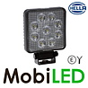 Hella Hella PS1000 Lampe de travail carrée 9W E-marque Hella Hella PS1000 Lampe de travail carrée 9W E-marque