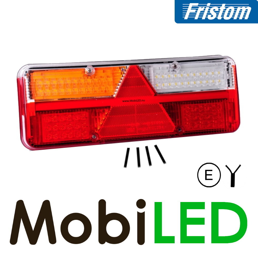 Fristom Kingpoint Rear light 6 functions reflector left E-mark Fristom Kingpoint Rear light 6 functions reflector left E-mark