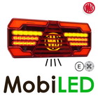 WAS Rear light 5 functions reflector left 12-24V E-mark