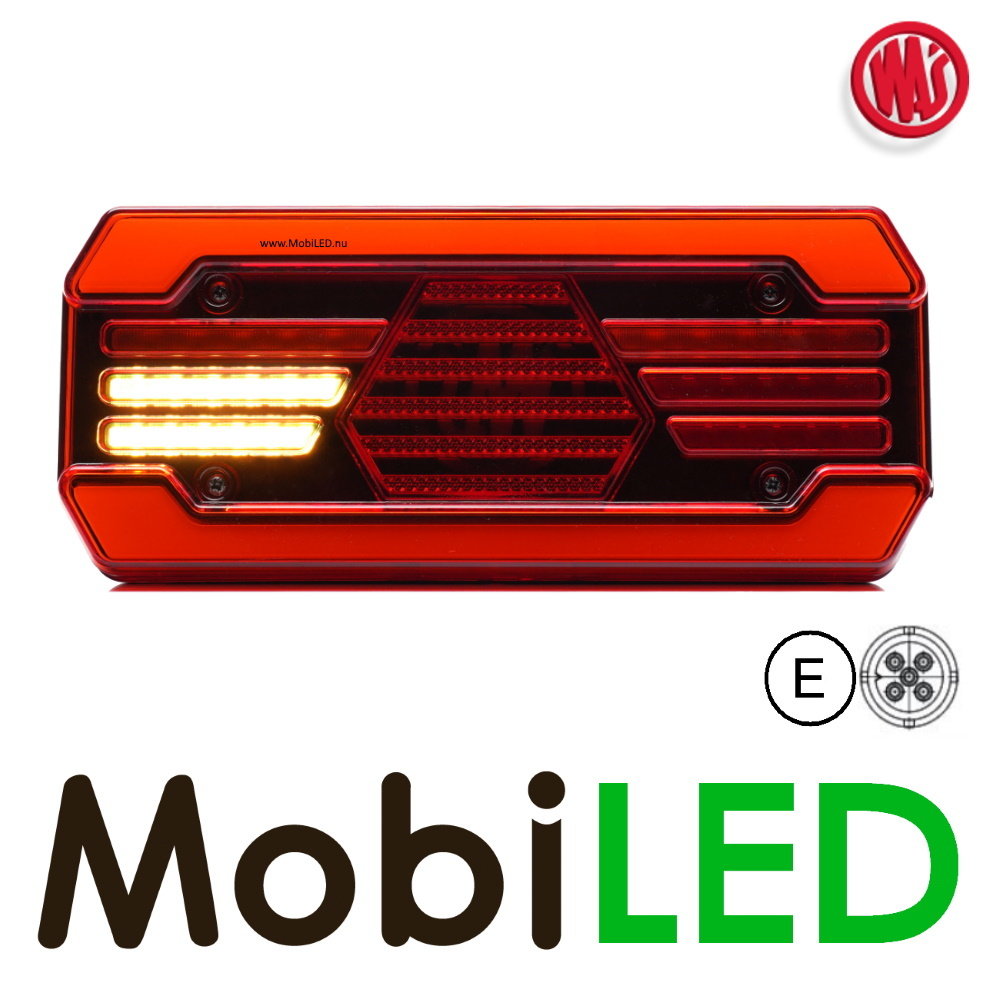 WAS Rear light 4 functions right 12-24V E-mark WAS Rear light 4 functions right 12-24V E-mark