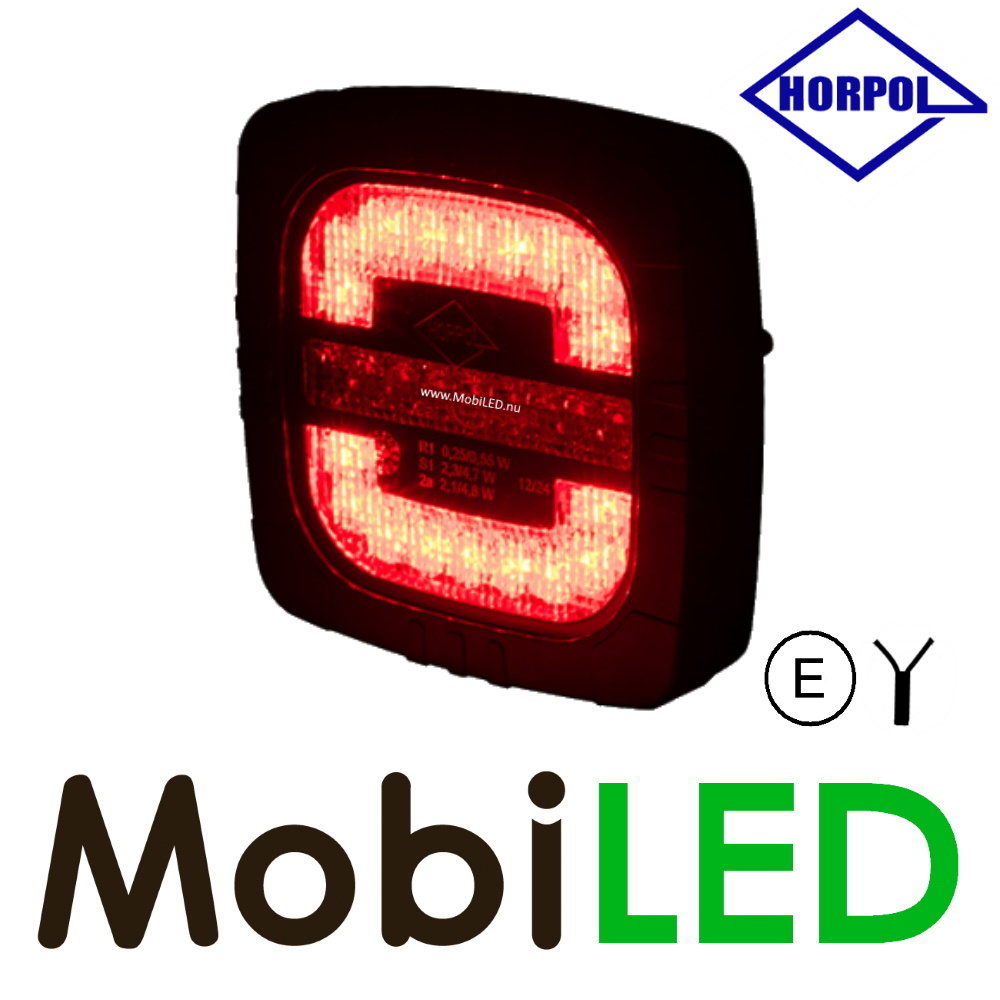 HORPOL Rear light 3 functions E-mark
