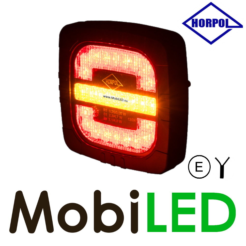 HORPOL Rear light 3 functions E-mark