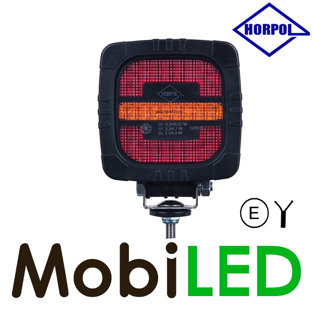 HORPOL Rear light 3 functions E-mark