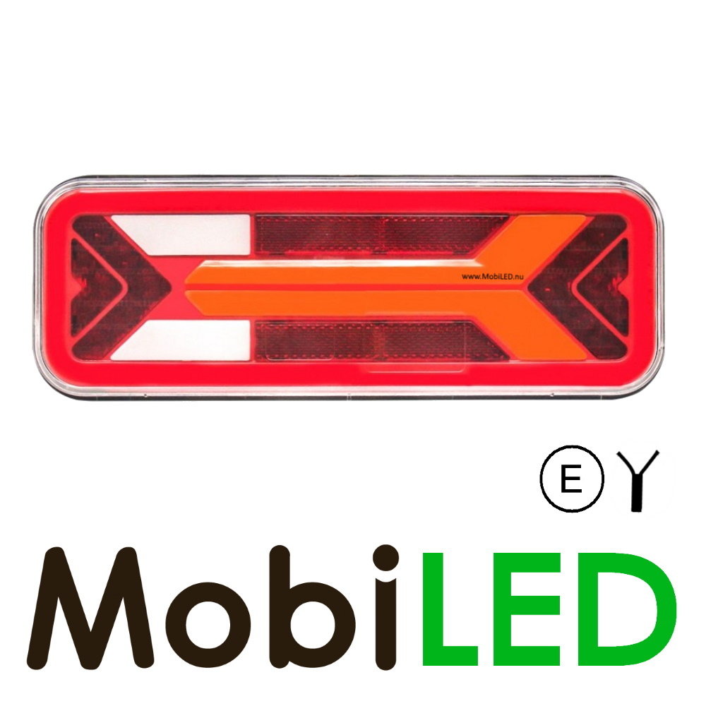 Rear light 5 functions reflector right E-mark