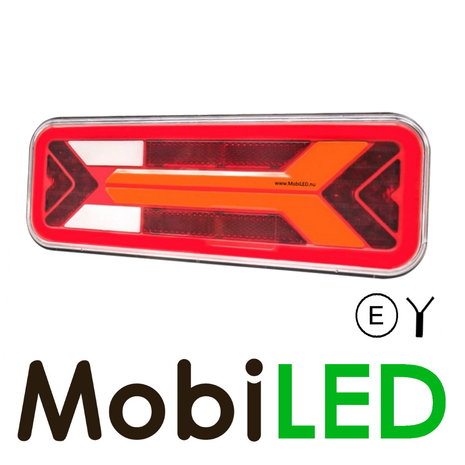 Rear light 5 functions reflector right E-mark