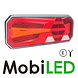 Achterlicht 5 functies reflector links E-keur Achterlicht 5 functies reflector links E-keur