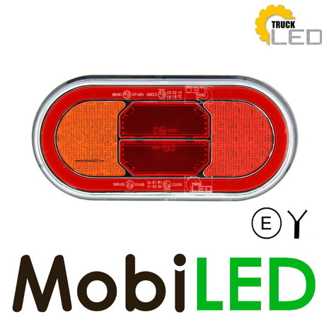 TruckLED Feu arrière 12–24 volts 3 fonctions E-marque TruckLED Feu arrière 12–24 volts 3 fonctions E-marque