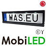 WAS WAS Kentekenplaathouder met verlichting 1 functie E-keur