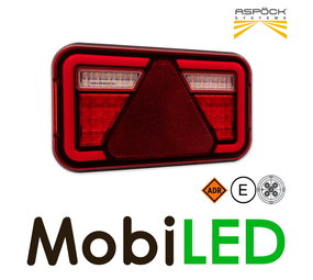 Aspöck MultiLed IV Rear light 4 functions bayonet NEON look ADR left Aspöck MultiLed IV Rear light 4 functions bayonet NEON look ADR left
