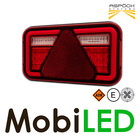 Aspöck MultiLed IV Rear light 4 functions reflector right 12-24V E-mark, 5 pin bayonet connector