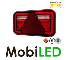 Aspöck MultiLed IV Feu arrière 4 fonctions baïonnette NEON look ADR droit