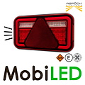 Aspöck MultiLed IV Rear light 5 functions bayonet NEON look ADR right