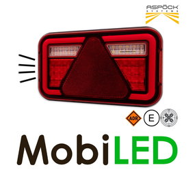 Aspöck MultiLed IV Rear light 5 functions bayonet NEON look ADR right Aspöck MultiLed IV Rear light 5 functions bayonet NEON look ADR right