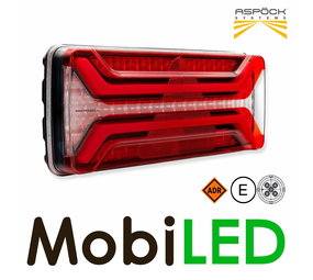 Aspöck AgriLED II Feu arrière 3 fonctions NEON look ADR 12V