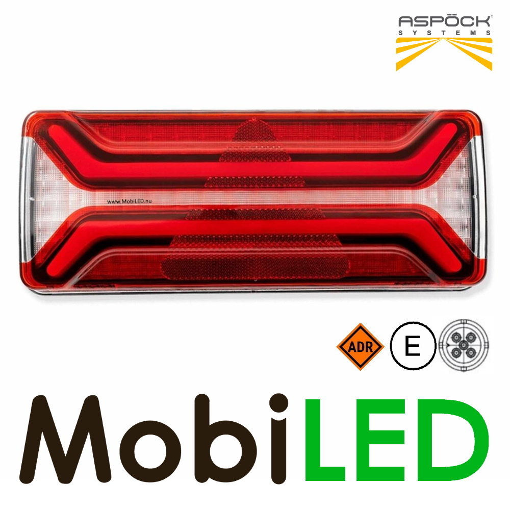 Aspöck AgriLED II Rear light 3 functions reflector universal 12V E-mark Aspöck AgriLED II Rear light 3 functions reflector universal 12V E-mark