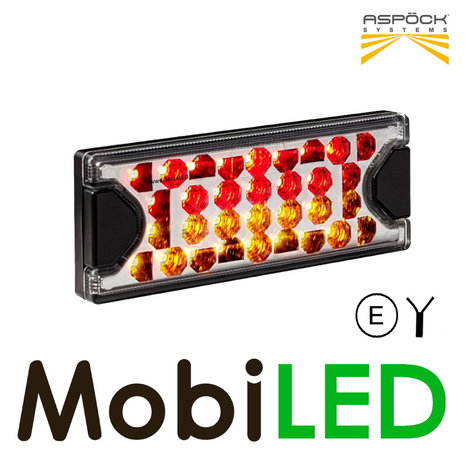 Aspöck MiniLED II Achterlicht 3 functies universeel E-keur