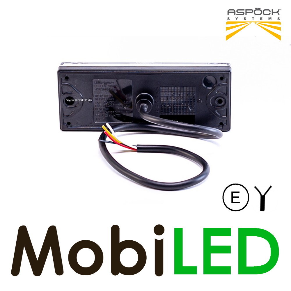 Aspöck Aspock MiniLED II Achterlicht 3 functies universeel E-keur Aspöck Aspock MiniLED II Achterlicht 3 functies universeel E-keur