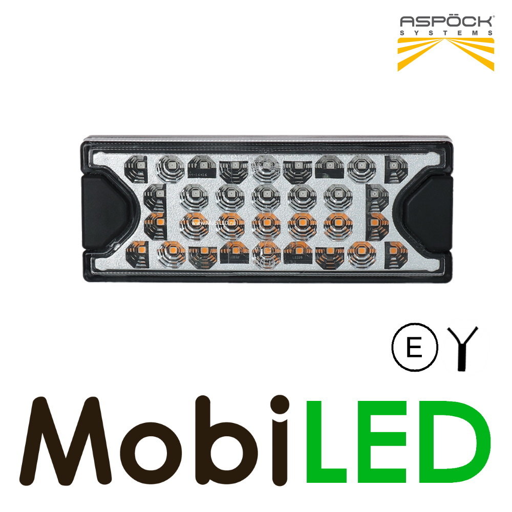 Aspöck MiniLED II Feu arrière 3 fonctions universel E-marque