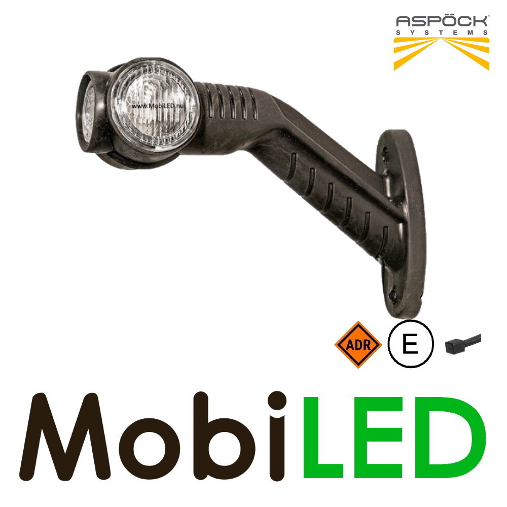 Aspöck Superpoint III schuin model Links  E-keur rood/amber/wit 12 volt Aspöck Superpoint III schuin model Links  E-keur rood/amber/wit 12 volt