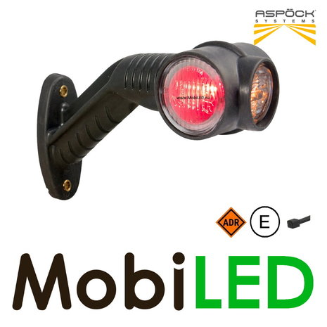 Aspöck Superpoint III oblique model Right E-mark red/amber/white 12 volts