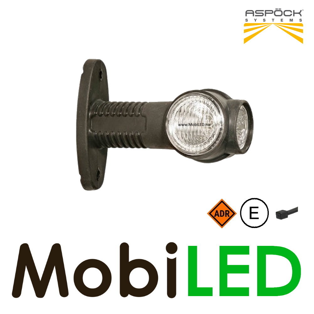 Aspöck Superpoint III modèle long universal E-mark rouge/ambre/blanc 12 volts Aspöck Superpoint III modèle long universal E-mark rouge/ambre/blanc 12 volts