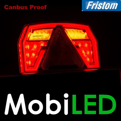 Fristom Achterlicht 4 functies reflector universeel bajonet 12V E-keur Fristom Achterlicht 4 functies reflector universeel bajonet 12V E-keur