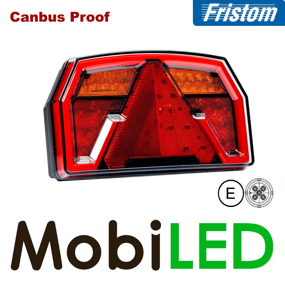Fristom Achterlicht 3 functies reflector universeel bajonet 12V E-keur