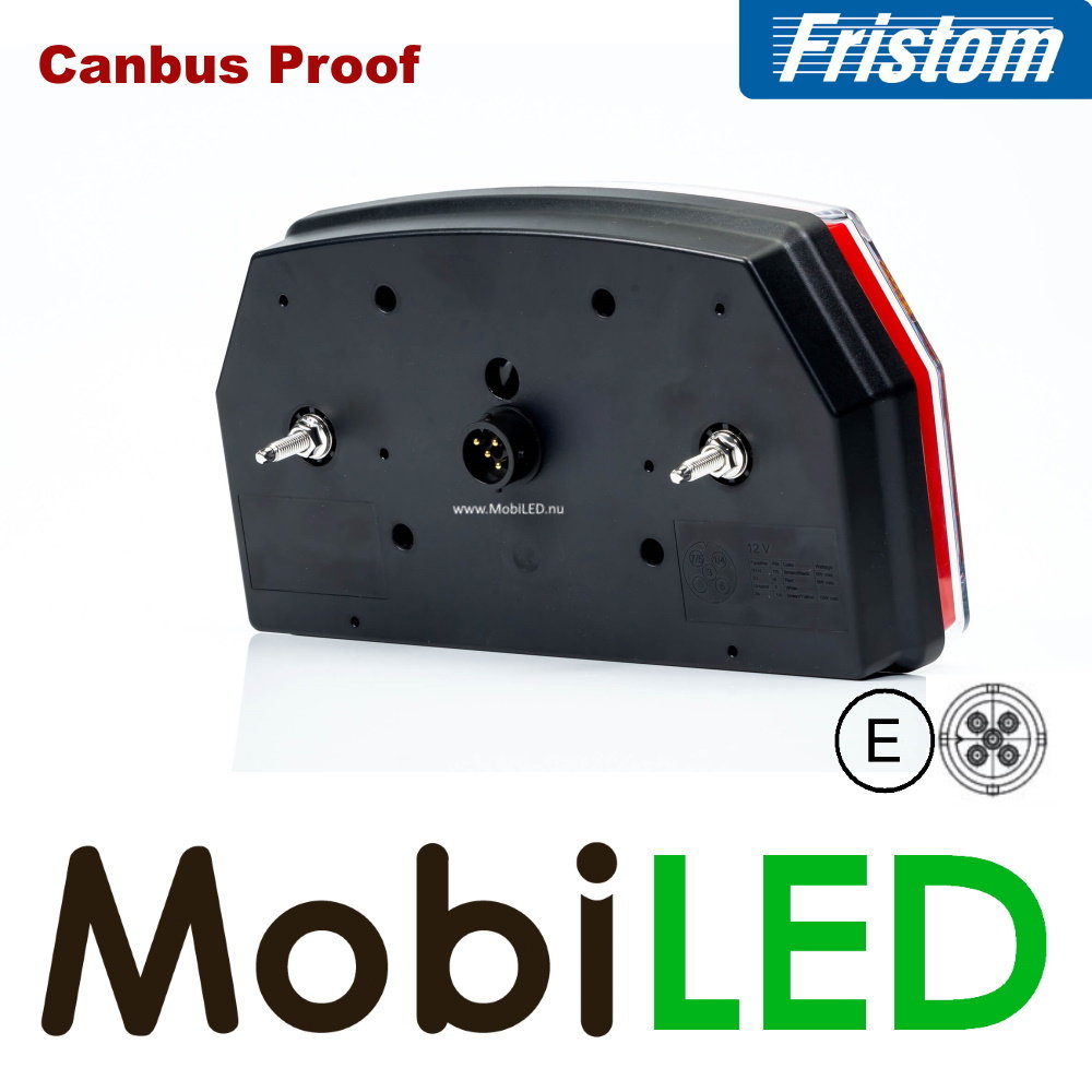 Fristom Feu arrière 3 fonctions réflecteur universel baïonnette 12V E-marque