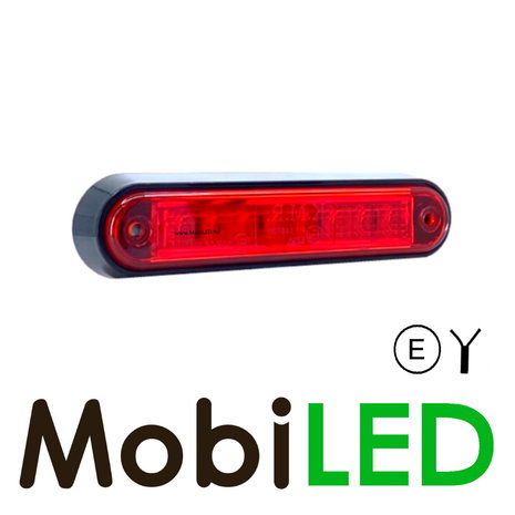 Contourverlichting Rood platte montage 12-24 volt E-keur Contourverlichting Rood platte montage 12-24 volt E-keur
