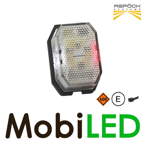 Aspöck Aspöck marquage latéral bloc blanc - rouge