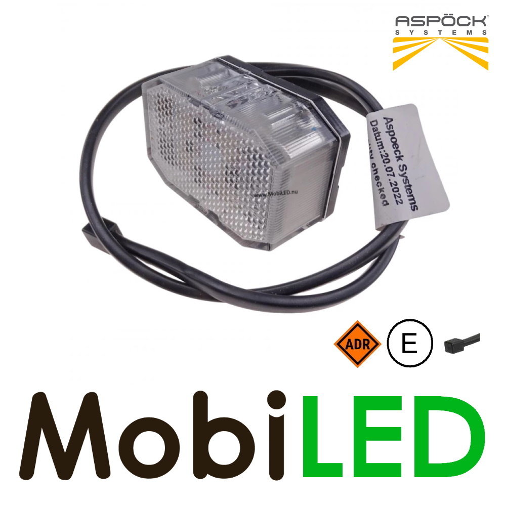 Aspöck Aspöck marquage latéral bloc blanc - rouge