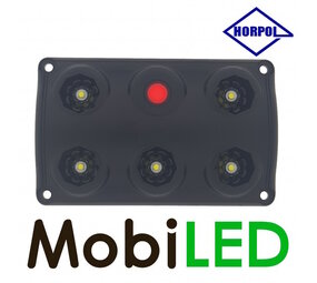 HORPOL Interior light red/white with switch HORPOL Interior light red/white with switch