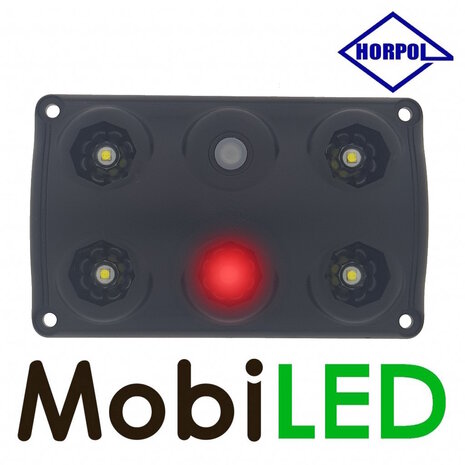 HORPOL Interior light red/white with switch 12-24 volts HORPOL Interior light red/white with switch 12-24 volts