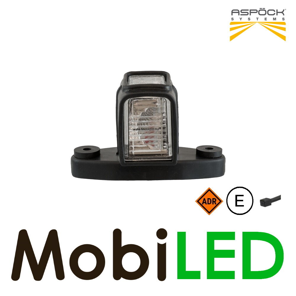 Aspöck Superpoint IV Modèle Court Gauche  E-mark rouge/ambre/blanc 12-24 volts