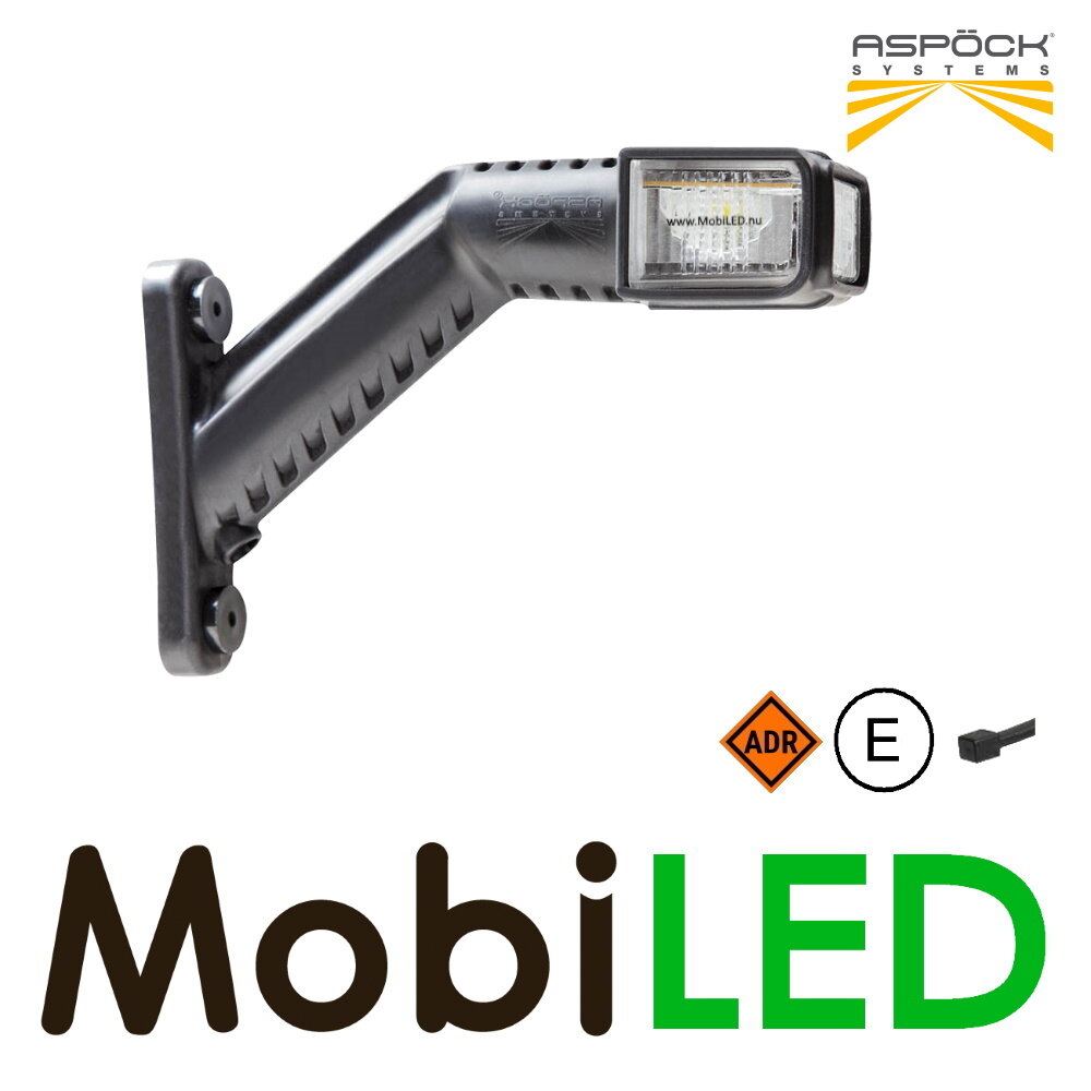 Aspöck Superpoint IV oblique model Right E-mark red/amber/white 12-24 volts