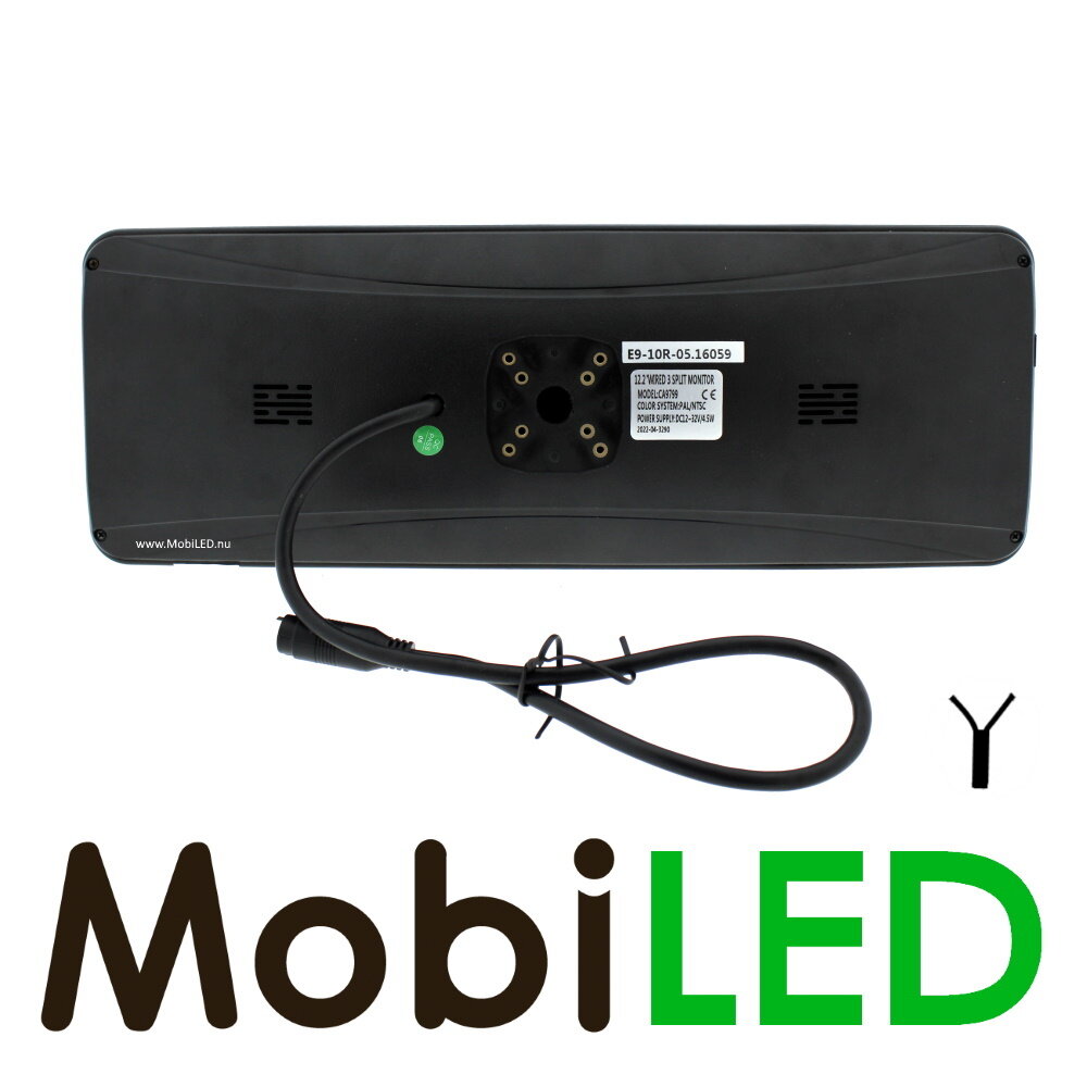 Monitor écran divisé 12" pour camera's avec fil Monitor écran divisé 12" pour camera's avec fil