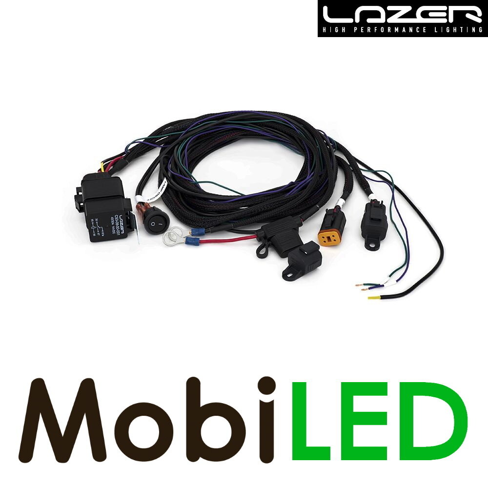 LAZER Kit de câblage 2 lampes Carbon-6 (12V)