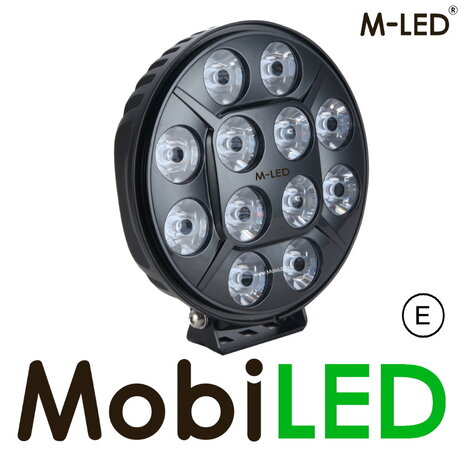 M-LED M-LED Spotlight 120W 9" Black with DRL E-mark M-LED M-LED Spotlight 120W 9" Black with DRL E-mark