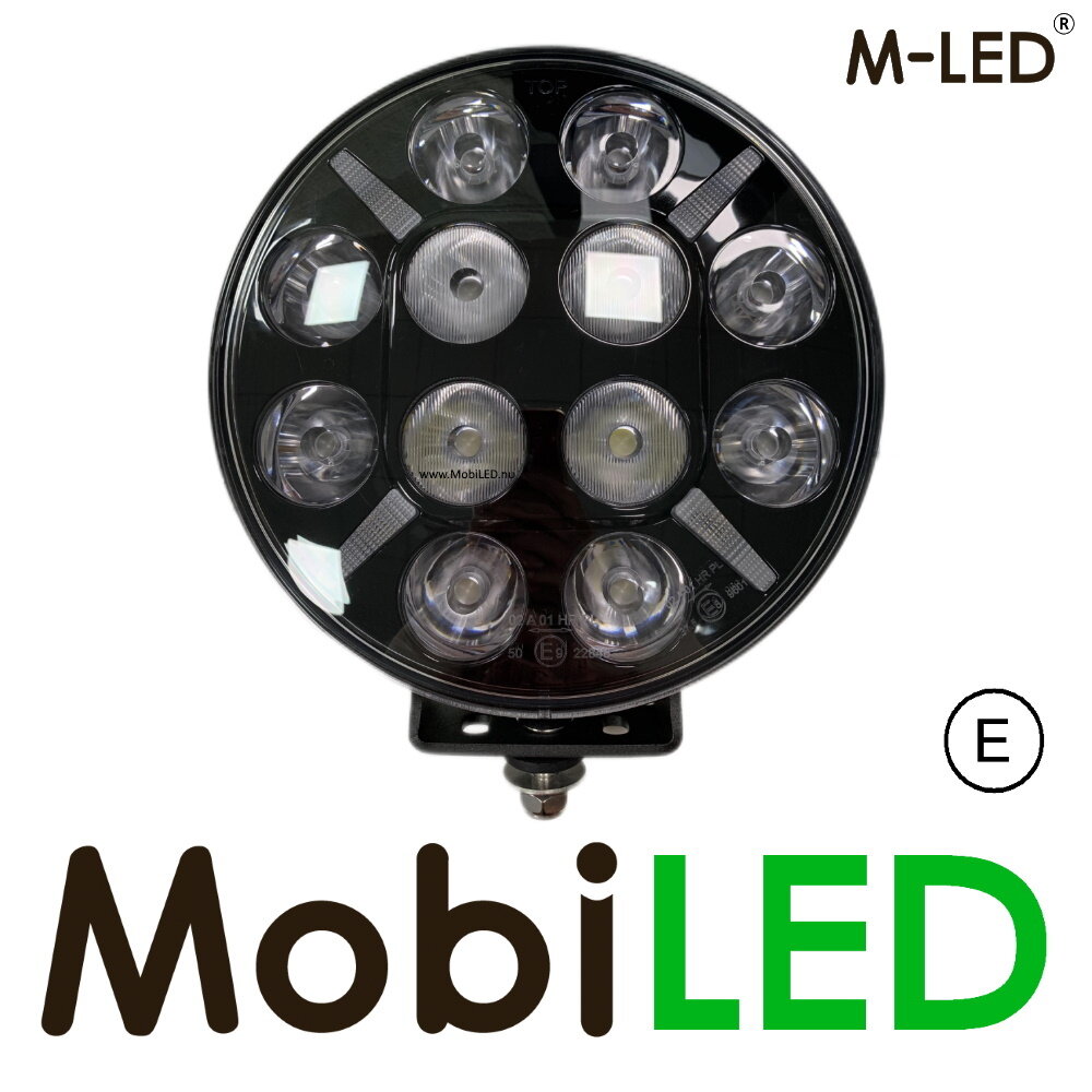 M-LED M-LED Spotlight 120W 9" Black with DRL E-mark M-LED M-LED Spotlight 120W 9" Black with DRL E-mark