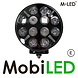M-LED M-LED Spotlight 120 watts 9" Black with DRL E-mark M-LED M-LED Spotlight 120 watts 9" Black with DRL E-mark